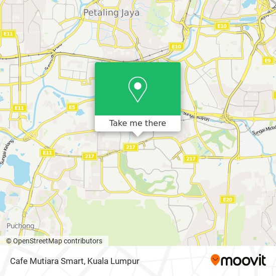Cafe Mutiara Smart map