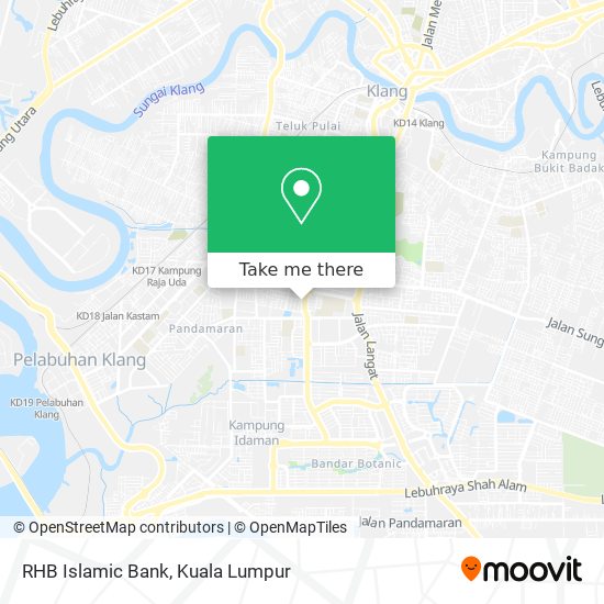 RHB Islamic Bank map