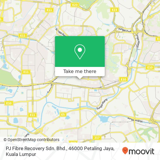 PJ Fibre Recovery Sdn. Bhd., 46000 Petaling Jaya map