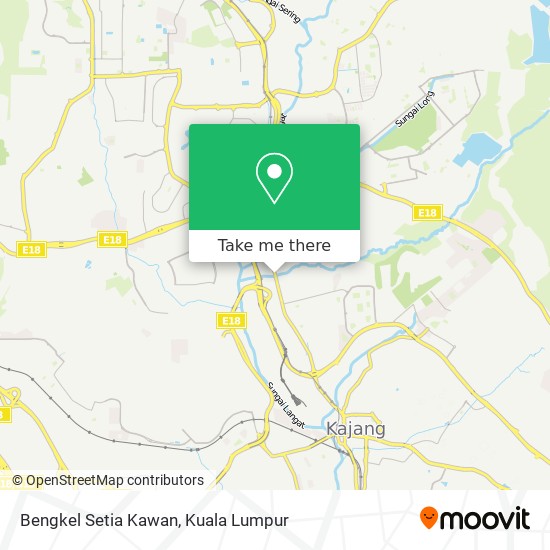 Bengkel Setia Kawan map