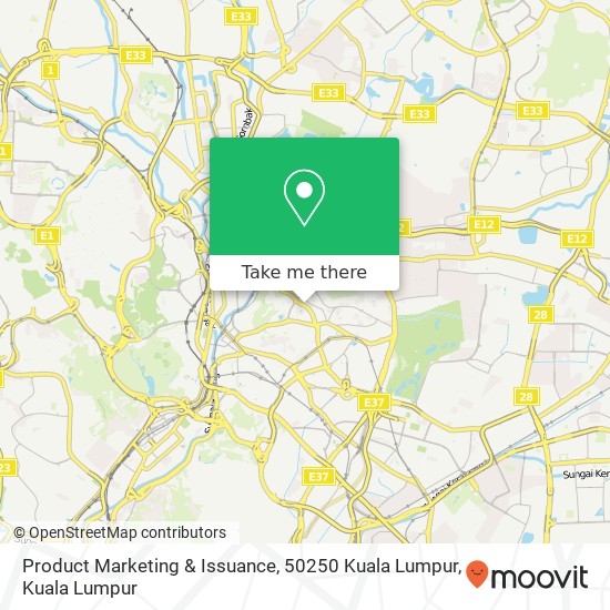 Product Marketing & Issuance, 50250 Kuala Lumpur map