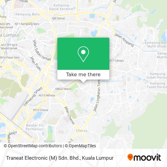 Traneat Electronic (M) Sdn. Bhd. map