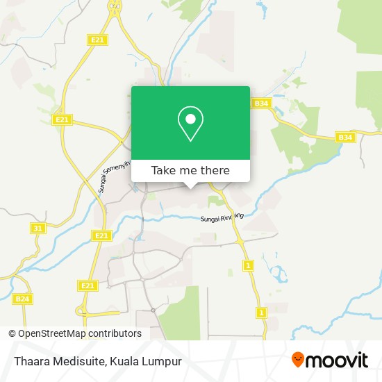 Thaara Medisuite map