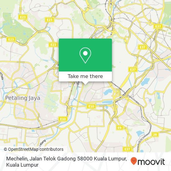 Mechelin, Jalan Telok Gadong 58000 Kuala Lumpur map
