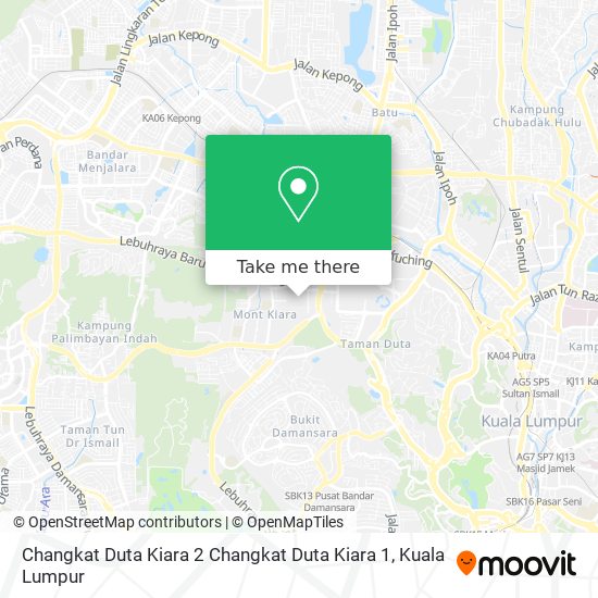 Peta Changkat Duta Kiara 2 Changkat Duta Kiara 1