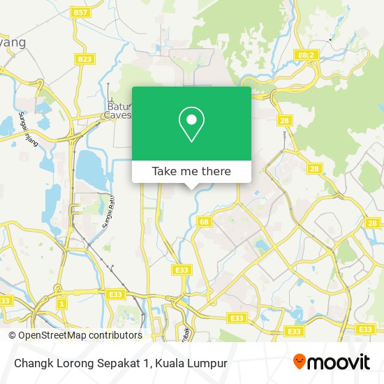 Peta Changk Lorong Sepakat 1