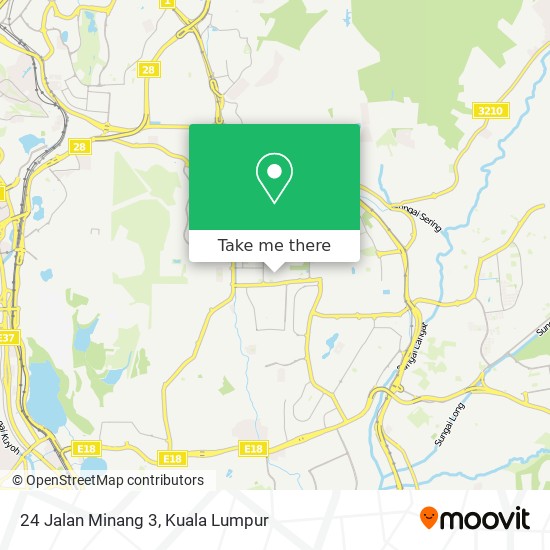 24 Jalan Minang 3 map