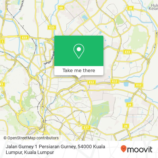 Jalan Gurney 1 Persiaran Gurney, 54000 Kuala Lumpur map