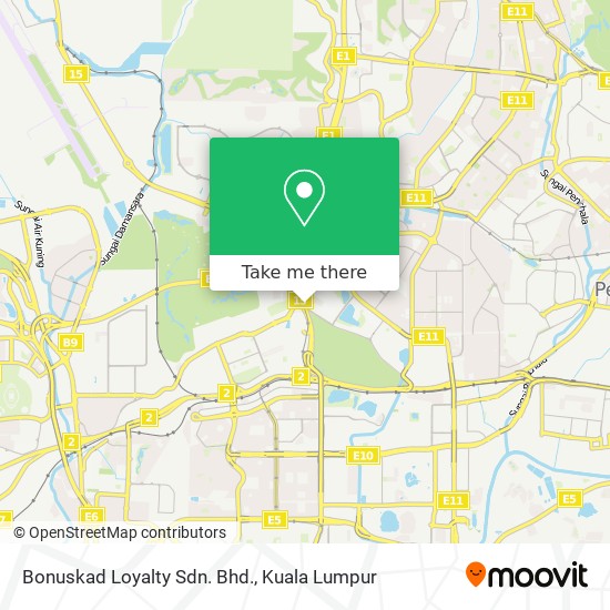 Bonuskad Loyalty Sdn. Bhd. map