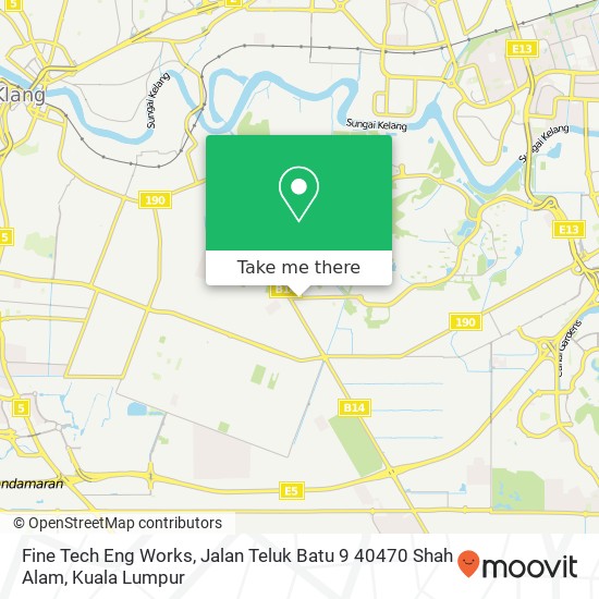 Fine Tech Eng Works, Jalan Teluk Batu 9 40470 Shah Alam map