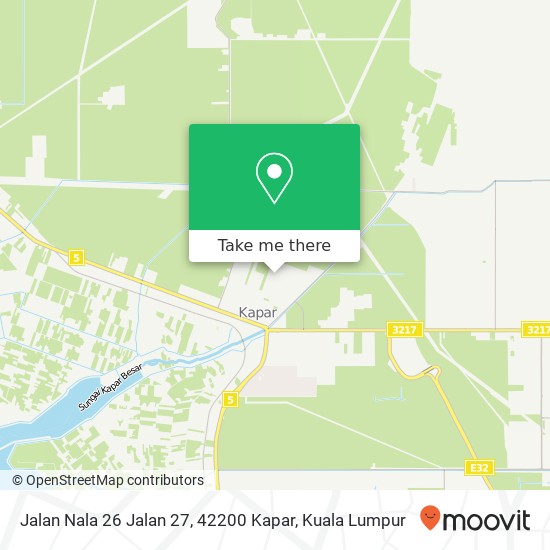 Jalan Nala 26 Jalan 27, 42200 Kapar map