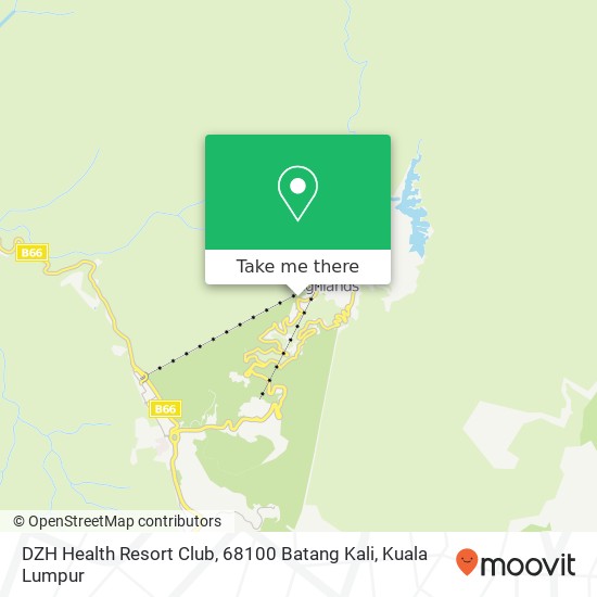 DZH Health Resort Club, 68100 Batang Kali map