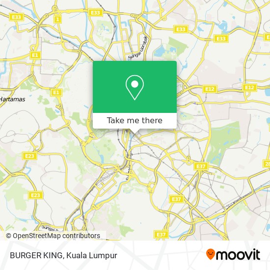 BURGER KING map