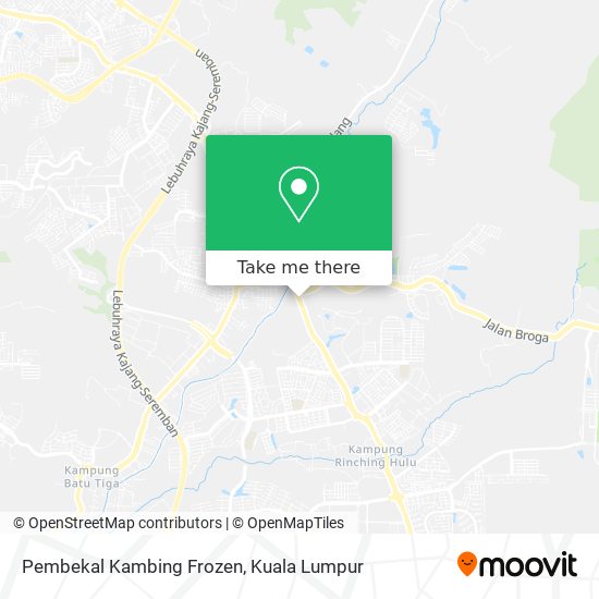 Pembekal Kambing Frozen map