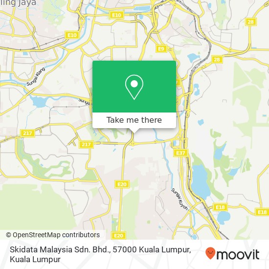 Skidata Malaysia Sdn. Bhd., 57000 Kuala Lumpur map