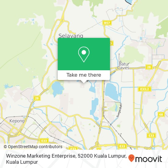 Peta Winzone Marketing Enterprise, 52000 Kuala Lumpur