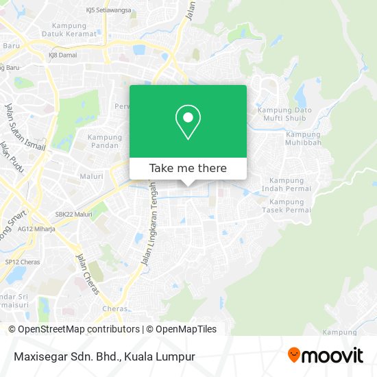Maxisegar Sdn. Bhd. map
