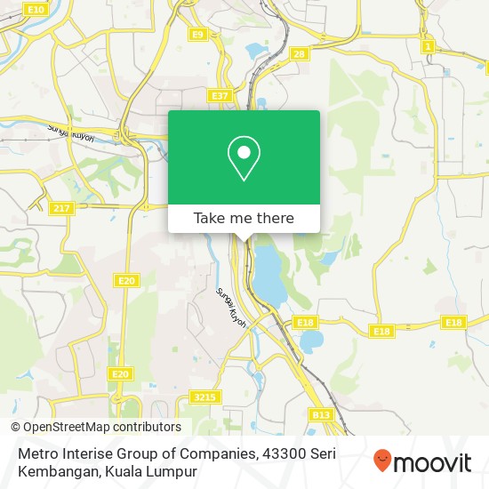 Metro Interise Group of Companies, 43300 Seri Kembangan map