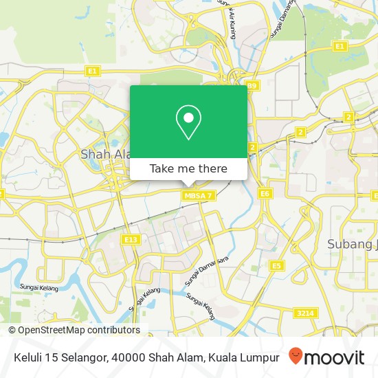 Keluli 15 Selangor, 40000 Shah Alam map