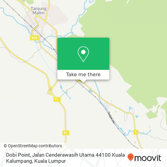 Peta Dobi Point, Jalan Cenderawasih Utama 44100 Kuala Kalumpang