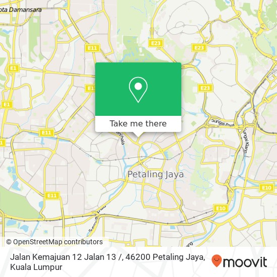 Jalan Kemajuan 12 Jalan 13 /, 46200 Petaling Jaya map