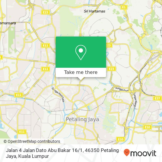 Jalan 4 Jalan Dato Abu Bakar 16 / 1, 46350 Petaling Jaya map