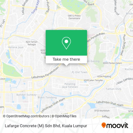 Lafarge Concrete (M) Sdn Bhd map