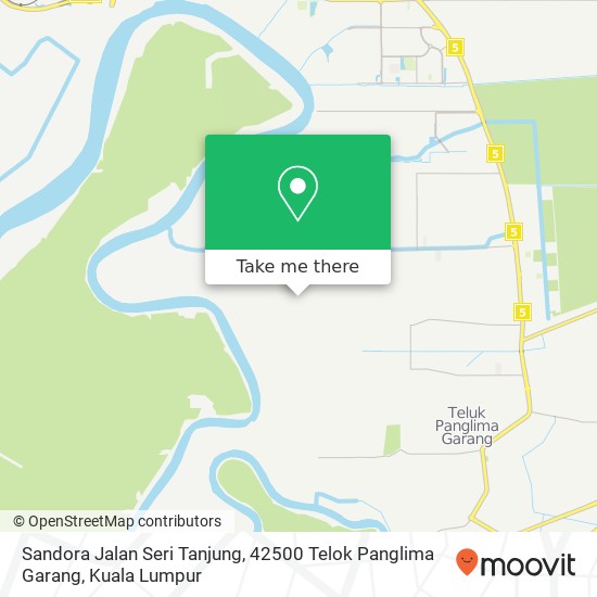 Sandora Jalan Seri Tanjung, 42500 Telok Panglima Garang map