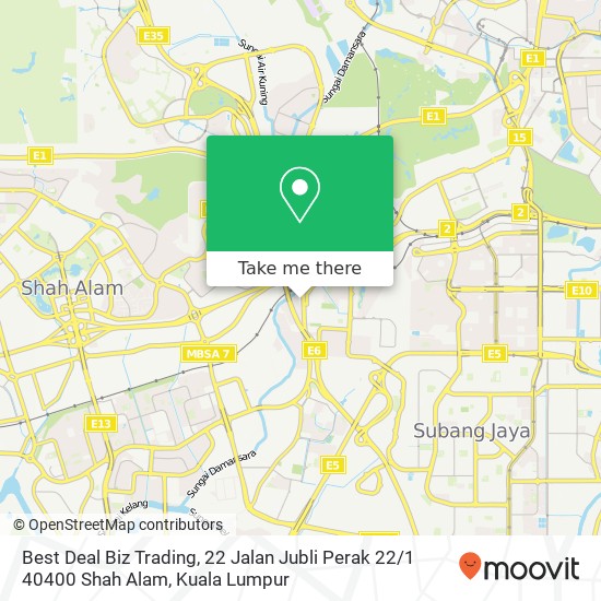 Best Deal Biz Trading, 22 Jalan Jubli Perak 22 / 1 40400 Shah Alam map