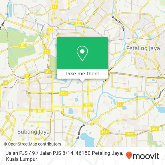 Jalan PJS / 9 / Jalan PJS 8 / 14, 46150 Petaling Jaya map