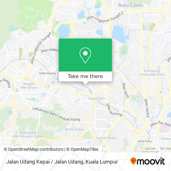 Jalan Udang Kepai / Jalan Udang map