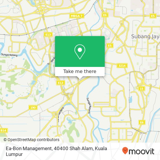 Peta Ea-Bon Management, 40400 Shah Alam