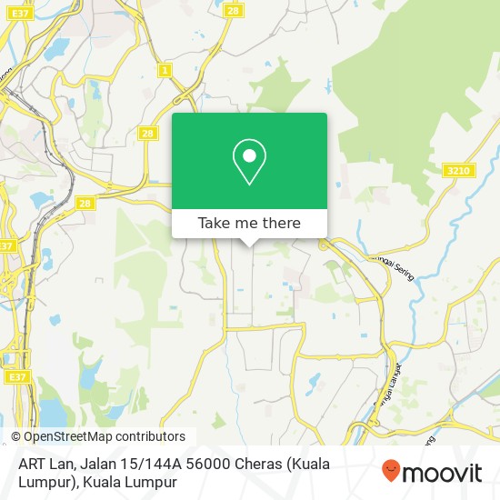 ART Lan, Jalan 15 / 144A 56000 Cheras (Kuala Lumpur) map