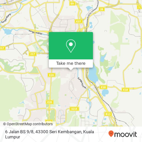 6 Jalan BS 9 / 8, 43300 Seri Kembangan map