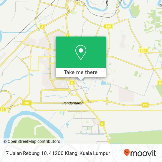 7 Jalan Rebung 10, 41200 Klang map