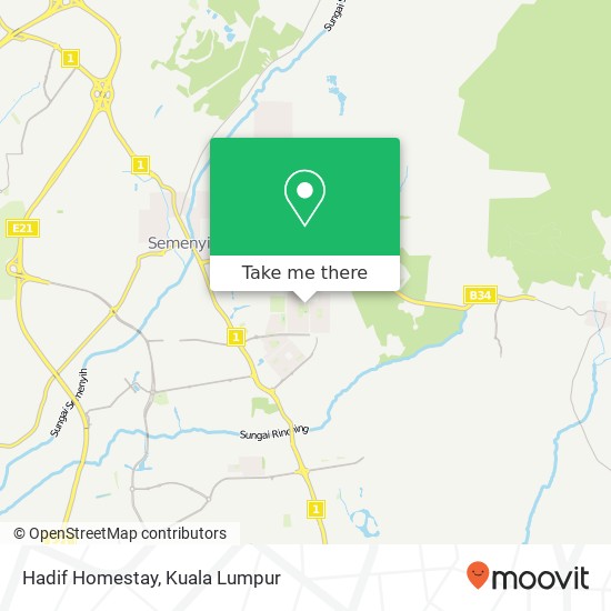 Hadif Homestay map