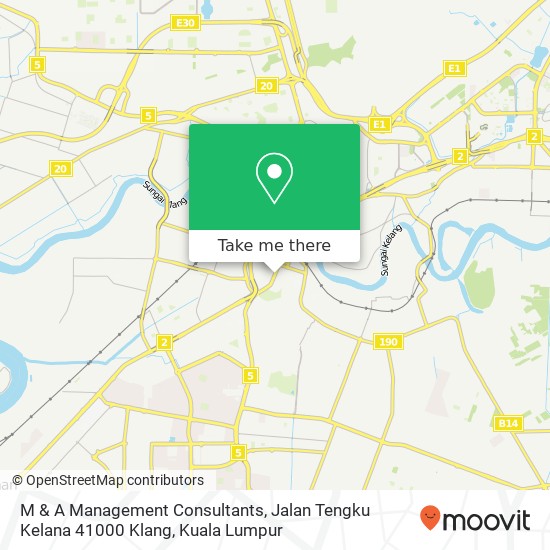 Peta M & A Management Consultants, Jalan Tengku Kelana 41000 Klang