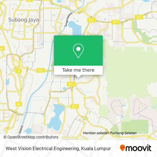 West Vision Electrical Engineering map