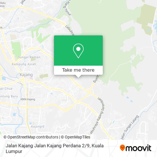 Jalan Kajang Jalan Kajang Perdana 2 / 9 map
