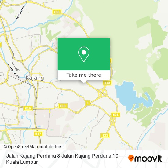 Jalan Kajang Perdana 8 Jalan Kajang Perdana 10 map