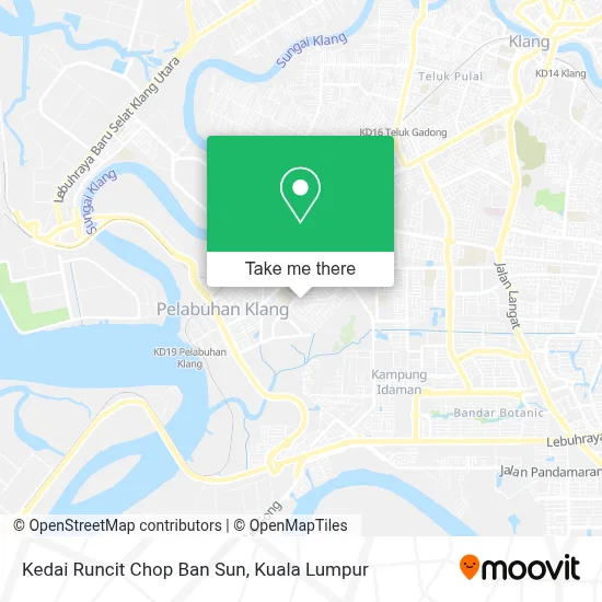 Kedai Runcit Chop Ban Sun map