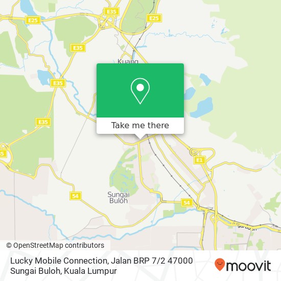Lucky Mobile Connection, Jalan BRP 7 / 2 47000 Sungai Buloh map
