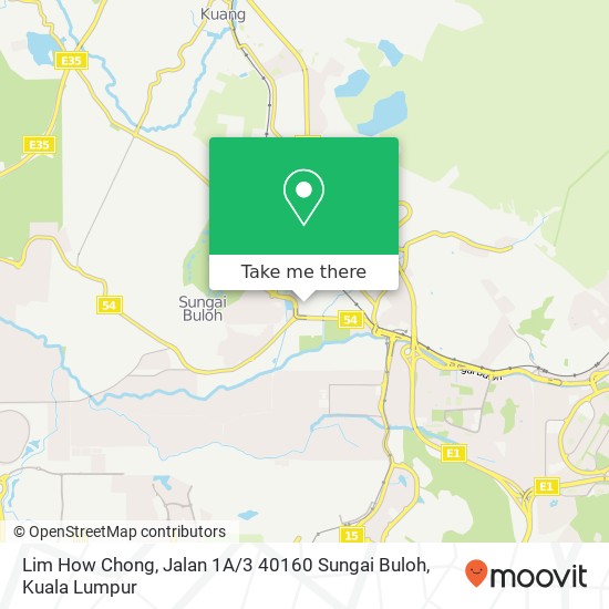 Lim How Chong, Jalan 1A / 3 40160 Sungai Buloh map