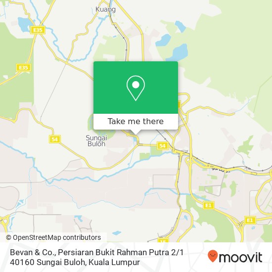 Peta Bevan & Co., Persiaran Bukit Rahman Putra 2 / 1 40160 Sungai Buloh