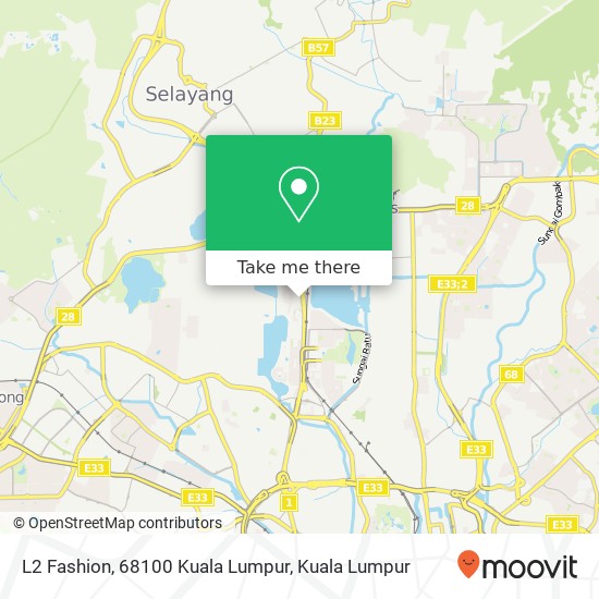 Peta L2 Fashion, 68100 Kuala Lumpur