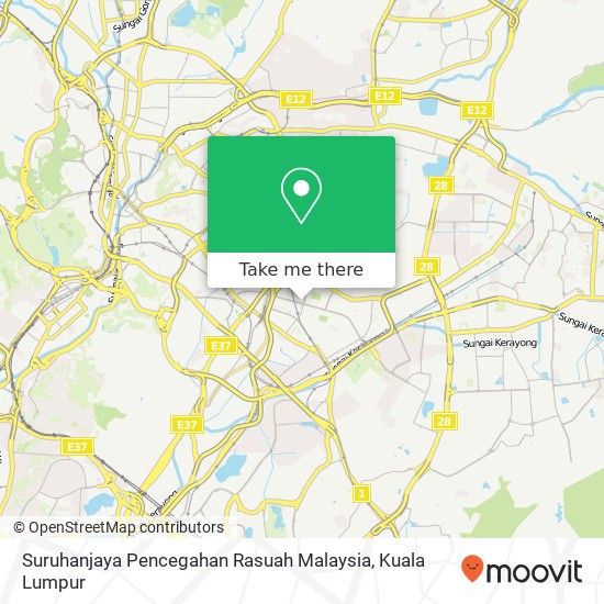 Suruhanjaya Pencegahan Rasuah Malaysia map