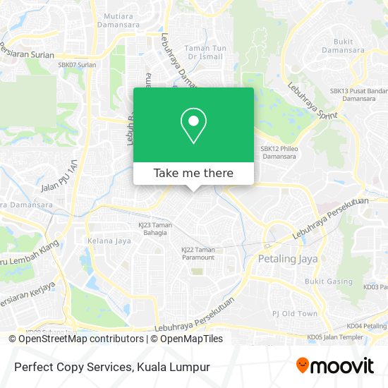 Perfect Copy Services map