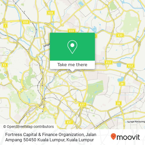 Fortress Capital & Finance Organization, Jalan Ampang 50450 Kuala Lumpur map