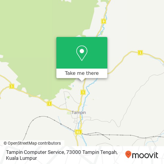 Tampin Computer Service, 73000 Tampin Tengah map