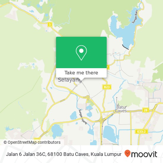 Jalan 6 Jalan 36C, 68100 Batu Caves map